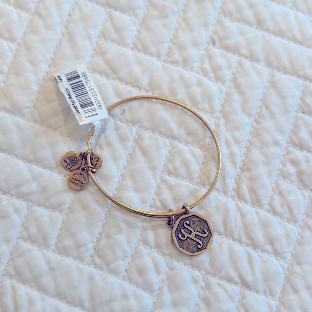 Alex and Ani K Initial bracelet